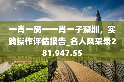 一肖一码一一肖一子深圳，实践操作评估报告_名人风采录281.947.55