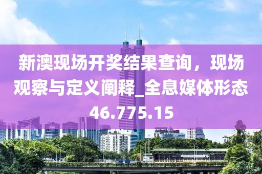 新澳现场开奖结果查询，现场观察与定义阐释_全息媒体形态46.775.15