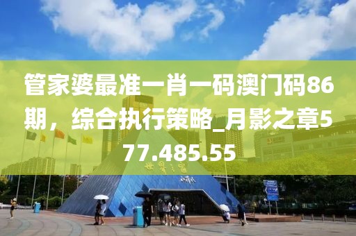 管家婆最准一肖一码澳门码86期，综合执行策略_月影之章577.485.55