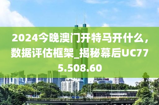 2024今晚澳门开特马开什么，数据评估框架_揭秘幕后UC775.508.60