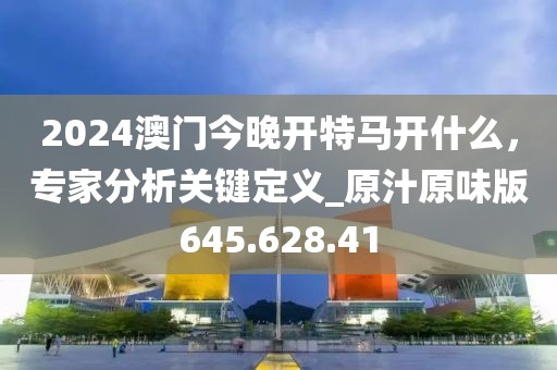 2024澳门今晚开特马开什么，专家分析关键定义_原汁原味版645.628.41
