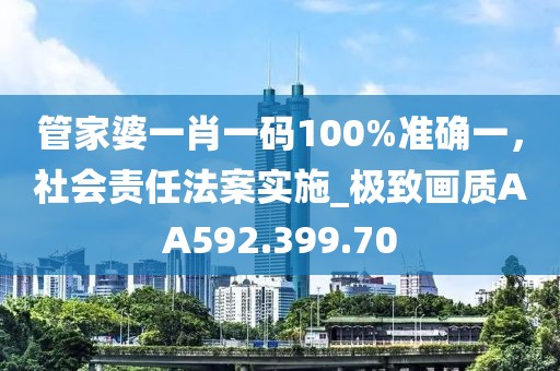 管家婆一肖一码100%准确一，社会责任法案实施_极致画质AA592.399.70
