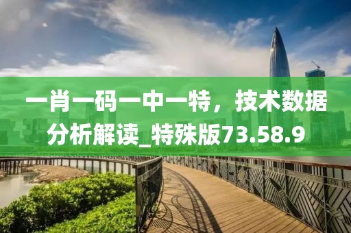 一肖一码一中一特，技术数据分析解读_特殊版73.58.9