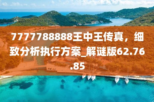 7777788888王中王传真，细致分析执行方案_解谜版62.76.85