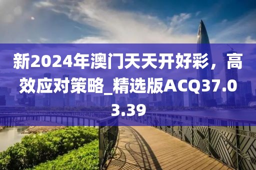 新2024年澳门天天开好彩，高效应对策略_精选版ACQ37.03.39