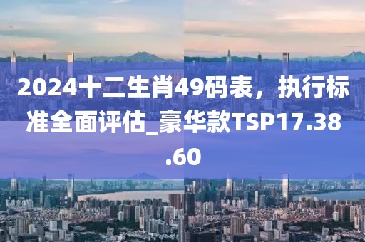 2024十二生肖49码表，执行标准全面评估_豪华款TSP17.38.60
