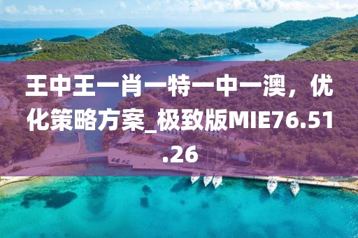 王中王一肖一特一中一澳，优化策略方案_极致版MIE76.51.26