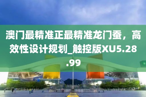 澳门最精准正最精准龙门蚕，高效性设计规划_触控版XU5.28.99