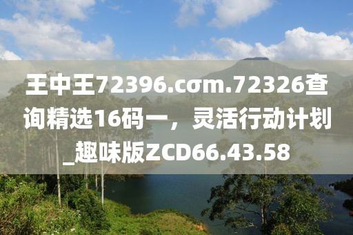 王中王72396.cσm.72326查询精选16码一，灵活行动计划_趣味版ZCD66.43.58
