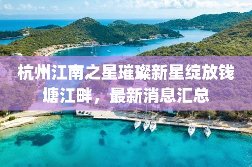 杭州江南之星璀璨新星绽放钱塘江畔，最新消息汇总