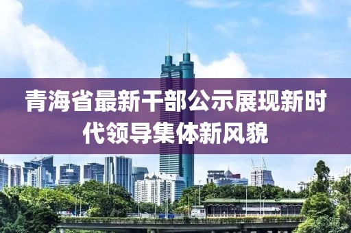 青海省最新干部公示展现新时代领导集体新风貌