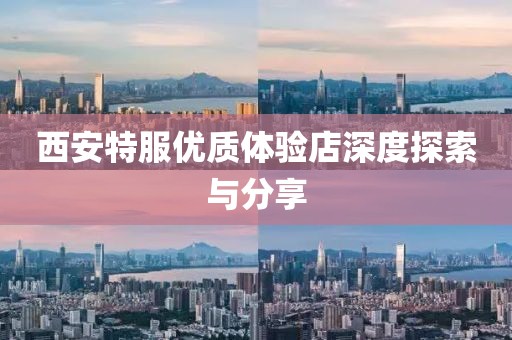 西安特服优质体验店深度探索与分享