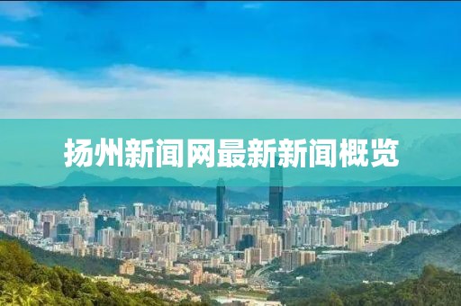 扬州新闻网最新新闻概览