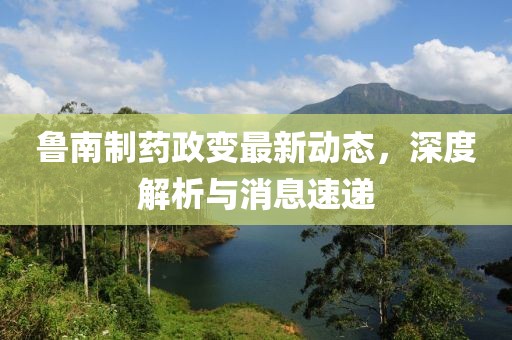 鲁南制药政变最新动态，深度解析与消息速递