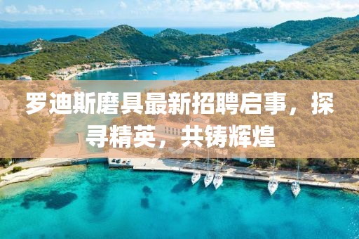 罗迪斯磨具最新招聘启事，探寻精英，共铸辉煌