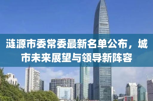 涟源市委常委最新名单公布，城市未来展望与领导新阵容