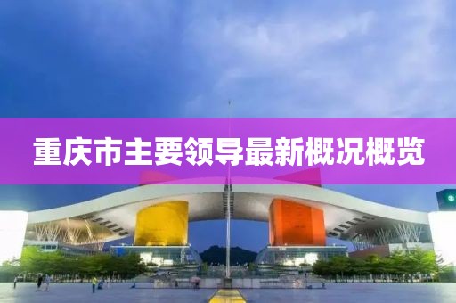 重庆市主要领导最新概况概览