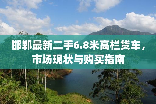 邯郸最新二手6.8米高栏货车，市场现状与购买指南