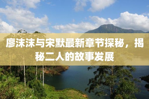 廖沫沫与宋默最新章节探秘，揭秘二人的故事发展
