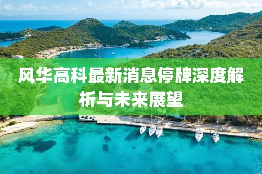 风华高科最新消息停牌深度解析与未来展望