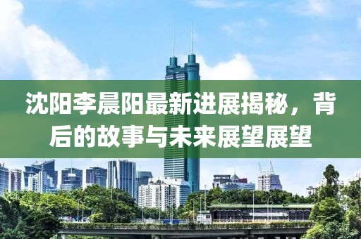 沈阳李晨阳最新进展揭秘，背后的故事与未来展望展望