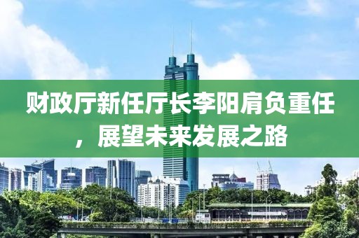 财政厅新任厅长李阳肩负重任，展望未来发展之路