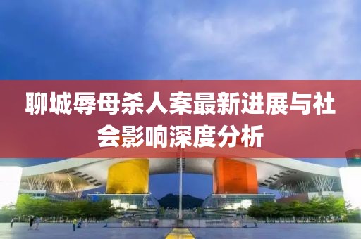 聊城辱母杀人案最新进展与社会影响深度分析
