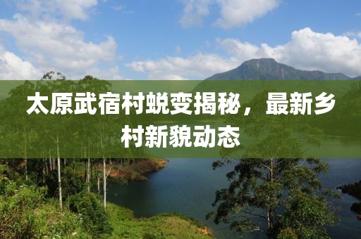 太原武宿村蜕变揭秘，最新乡村新貌动态