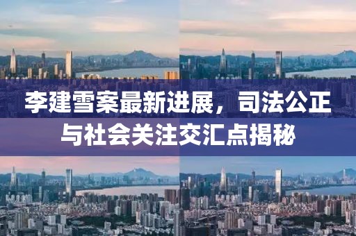 李建雪案最新进展，司法公正与社会关注交汇点揭秘