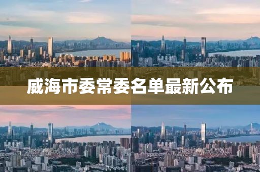 威海市委常委名单最新公布