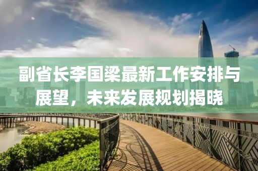 副省长李国梁最新工作安排与展望，未来发展规划揭晓