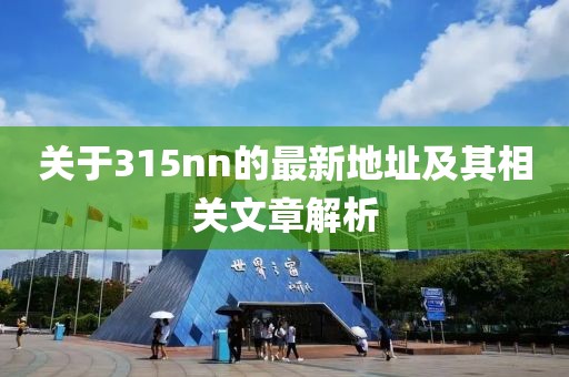 关于315nn的最新地址及其相关文章解析