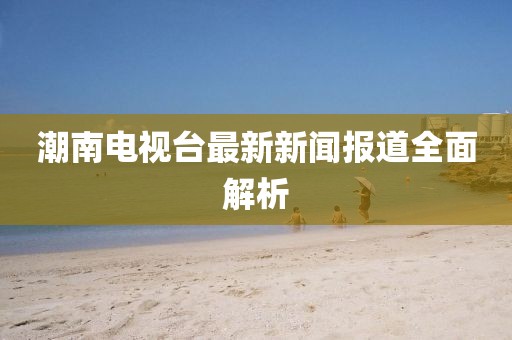 潮南电视台最新新闻报道全面解析