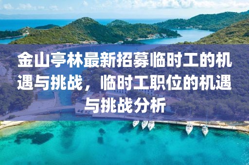 金山亭林最新招募临时工的机遇与挑战，临时工职位的机遇与挑战分析