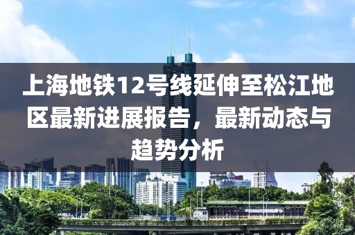 上海地铁12号线延伸至松江地区最新进展报告，最新动态与趋势分析