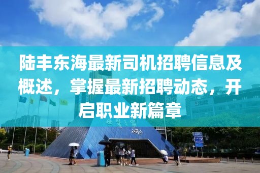 陆丰东海最新司机招聘信息及概述，掌握最新招聘动态，开启职业新篇章