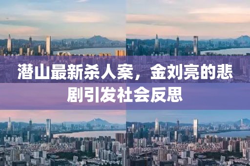 潜山最新杀人案，金刘亮的悲剧引发社会反思