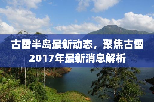 古雷半岛最新动态，聚焦古雷2017年最新消息解析