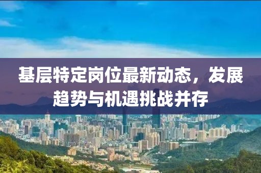 基层特定岗位最新动态，发展趋势与机遇挑战并存