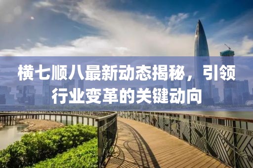 横七顺八最新动态揭秘，引领行业变革的关键动向