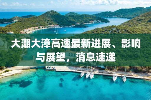 大潮大漳高速最新进展、影响与展望，消息速递