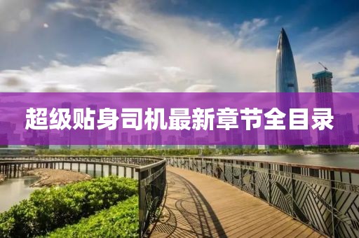 超级贴身司机最新章节全目录