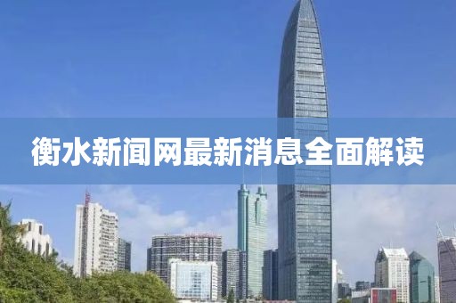 衡水新闻网最新消息全面解读