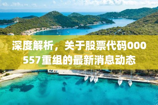 深度解析，关于股票代码000557重组的最新消息动态