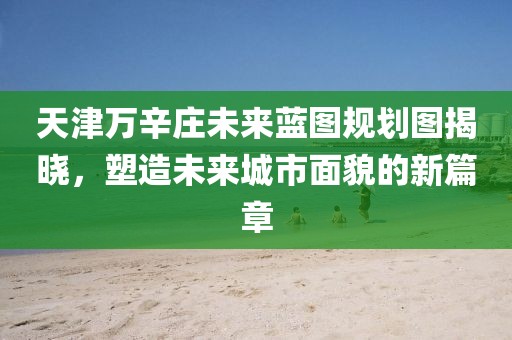 天津万辛庄未来蓝图规划图揭晓，塑造未来城市面貌的新篇章