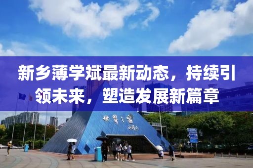 新乡薄学斌最新动态，持续引领未来，塑造发展新篇章