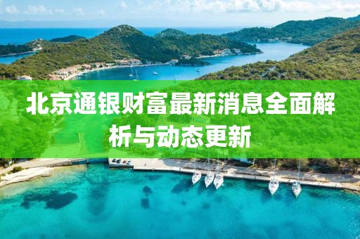 北京通银财富最新消息全面解析与动态更新