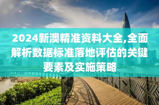 2024新澳精准资料大全,全面解析数据标准落地评估的关键要素及实施策略