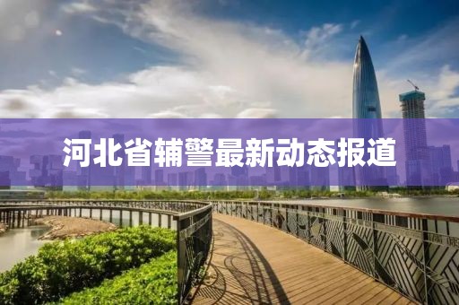 河北省辅警最新动态报道