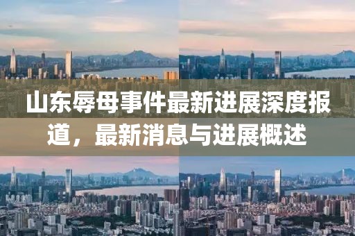 山东辱母事件最新进展深度报道，最新消息与进展概述